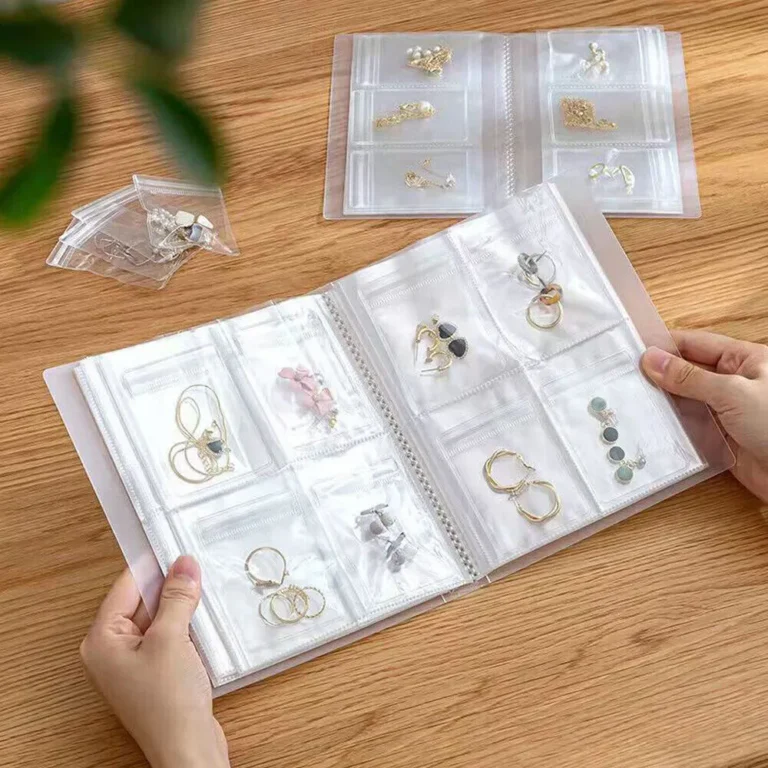Anti-Oxidation Jewelry Album with Zip Lock Bag (Transparent) । CN-62